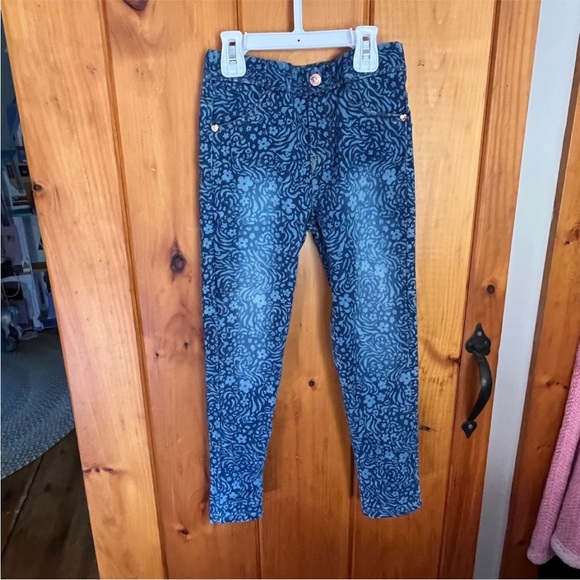 Vince Camuto Blue Patterned Skinny Jeans - Picture 1 of 5